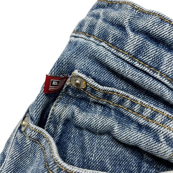 Vintage Polo Ralph Lauren 2 1/2" Weekender Denim Shorts Size 12 - Picture 4 of 8